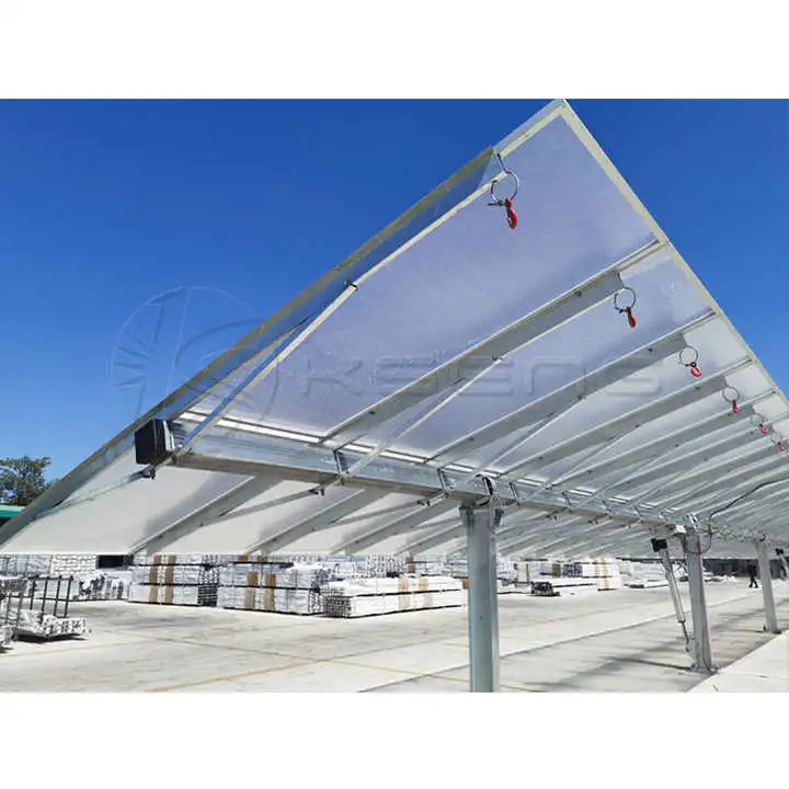 Suporte de montagem de estrutura de localização de painéis solares PV automático personalizado único Axis monitorização Solar um eixo