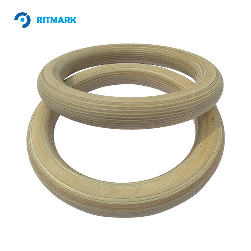 Adjustable Wooden Gym Rings for Progressive Bodyweight Training