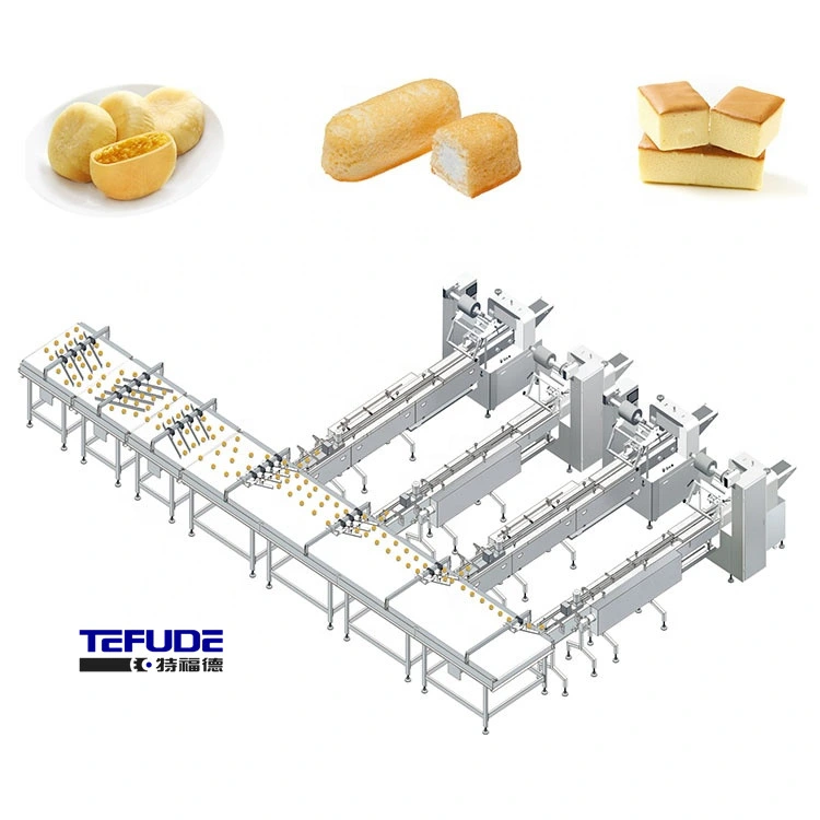 Multifunction Packing Line Bread and Donuts Packing Machine Donuts Automatic Packing Machine