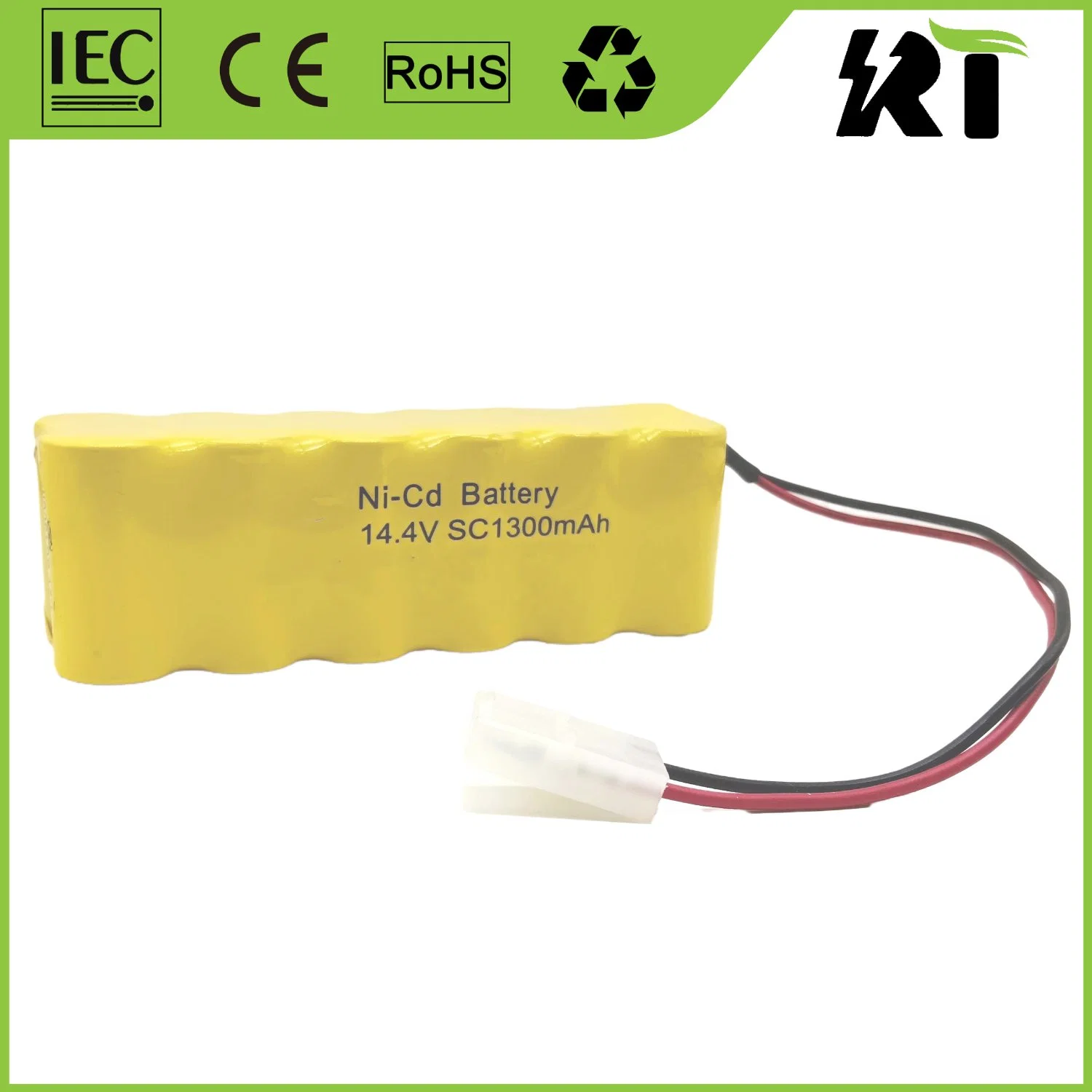 RT Mayoreo AA ni-CD cilíndrico 1,2V 1500mAh SC recargable NiCd Batería 1,2V para RC Electronic Power Toys