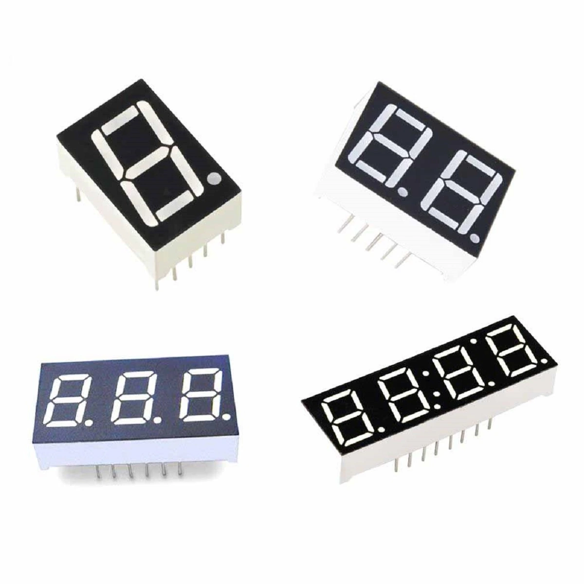 Cathode 4 Digit Seven Segment Display 0.36&prime;&prime; Fast Heat Dissipation RoHS Certificated