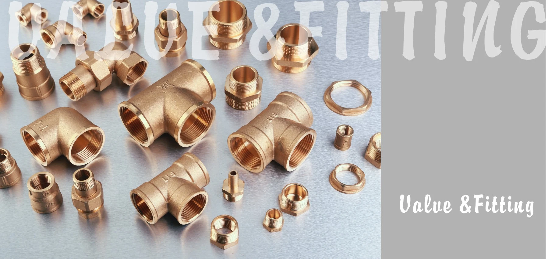 Copper Elbow Joint Connector Brass Pipe Fittings for Plumbing (MK10106)