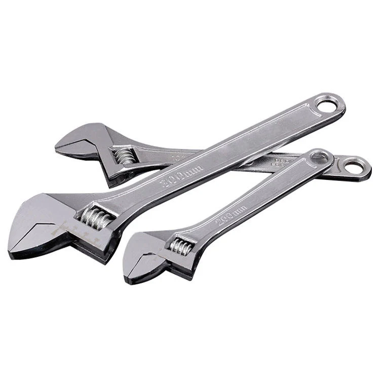 Hot Sell High quality/High cost performance  Cr-V High Hardness Industrial Grade Large Opening and Adjustable Spanner Wrench