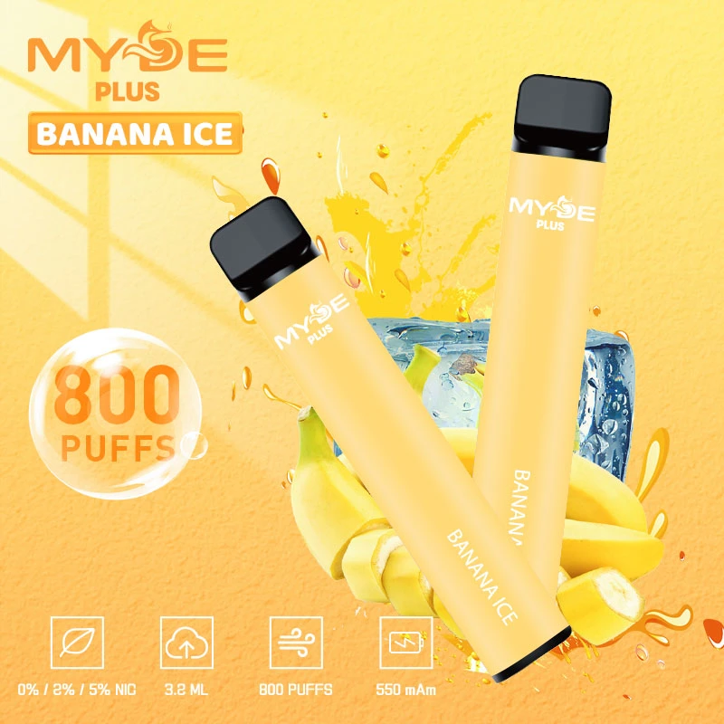 Myde Factory Prix bas Vaporisateur personnalisé Puff plus Vape jetable 800 bouffée