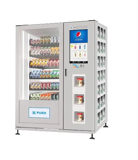 Hot Sale Top Vendor Machine Snack and Drink Automatic Combo Vending Machine