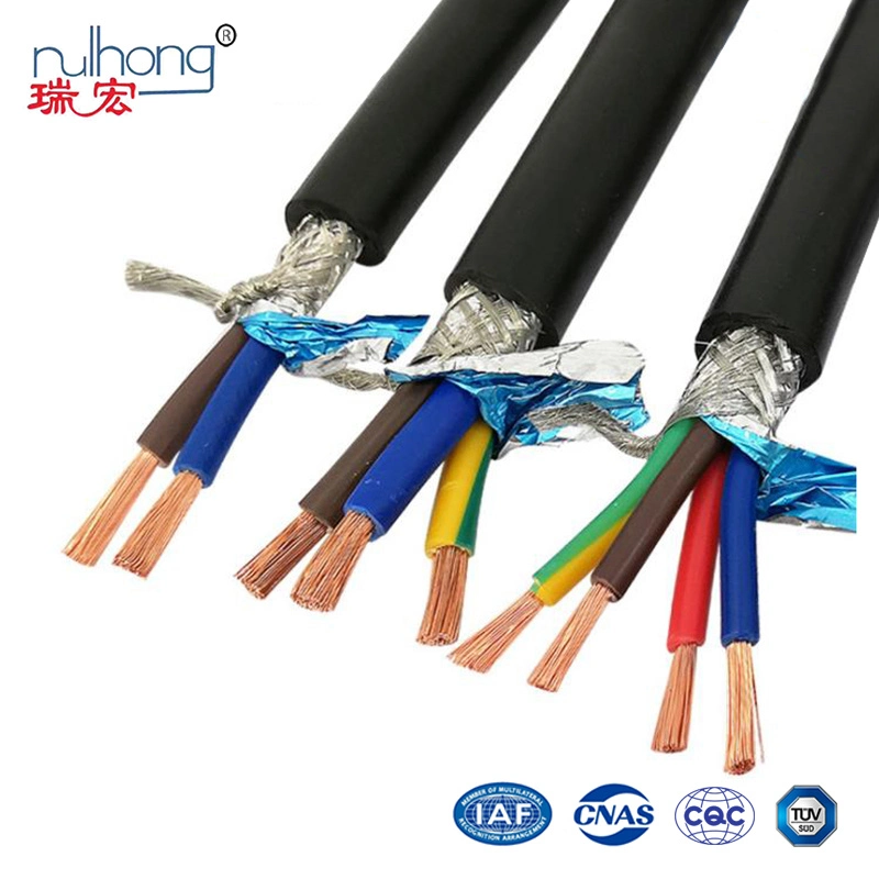 2 3 4 5 6 Core 0.3 0.5 0.75 1 1.5 2.5 4 mm2 300 300V Rvvp Shielded Shield Flexible Cable Wire