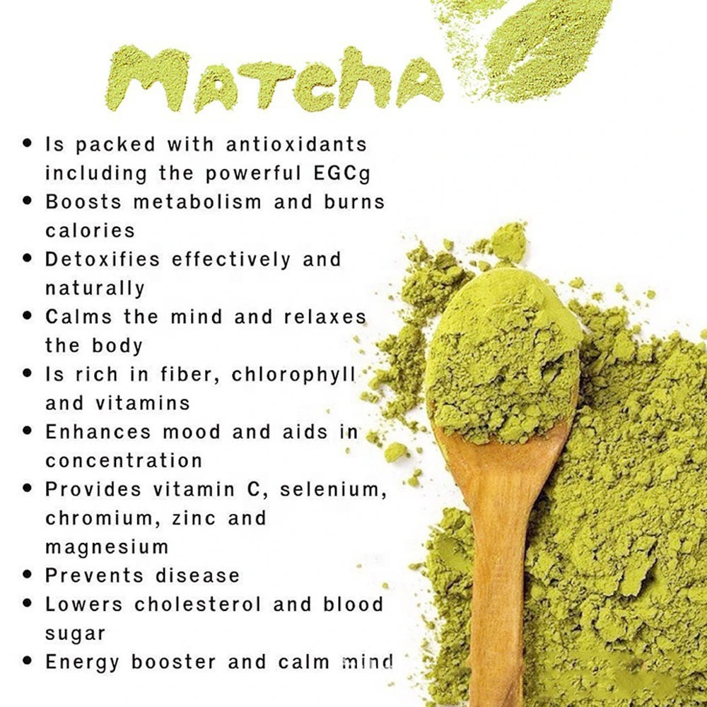 Etiqueta privada Matcha Gummy Green Extracto de té Gummies para el peso Dieta para quemador de pérdida y grasa