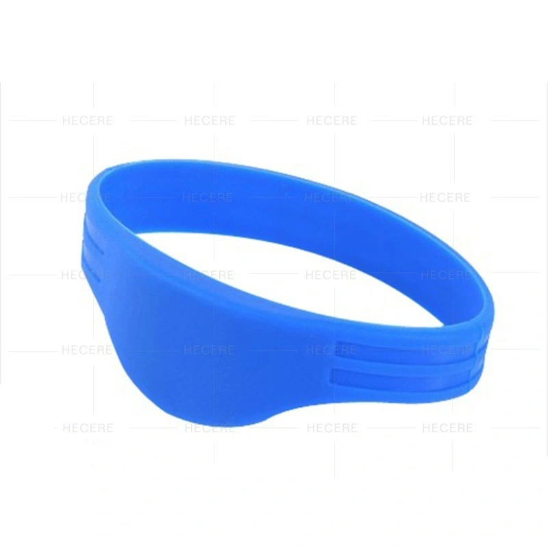 Top Qualify 13.56MHz ISO14443A NFC Tag RFID Semi-Circle Silicone Wristband