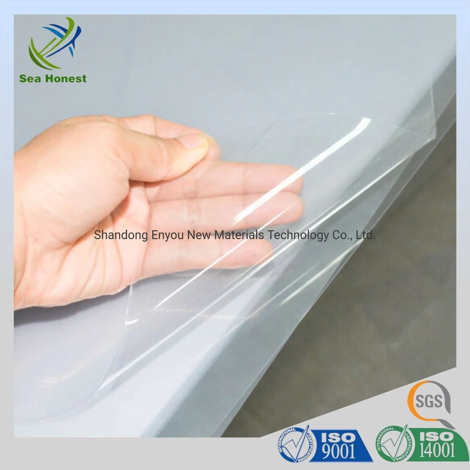 0,5mm plástico transparente rígido PVC PET PS Hoja sin protección Película