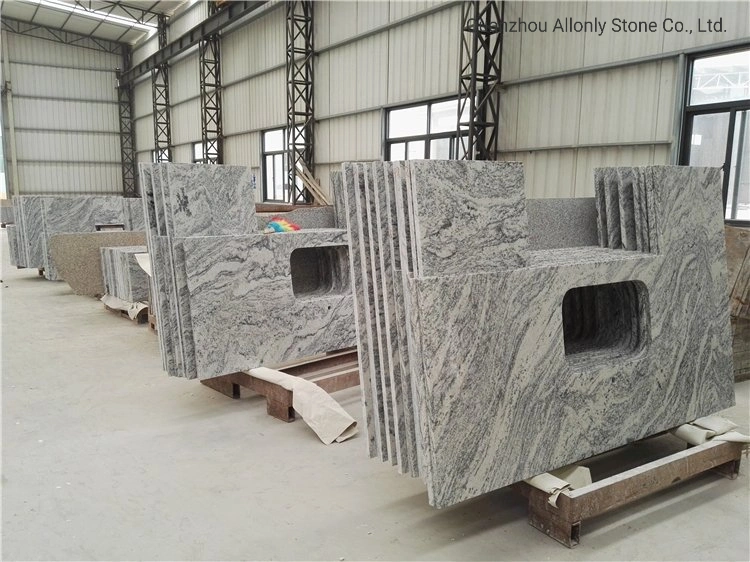 China Wholesale Cheap Viscount White Granite Price for Kitchen Countertop Project