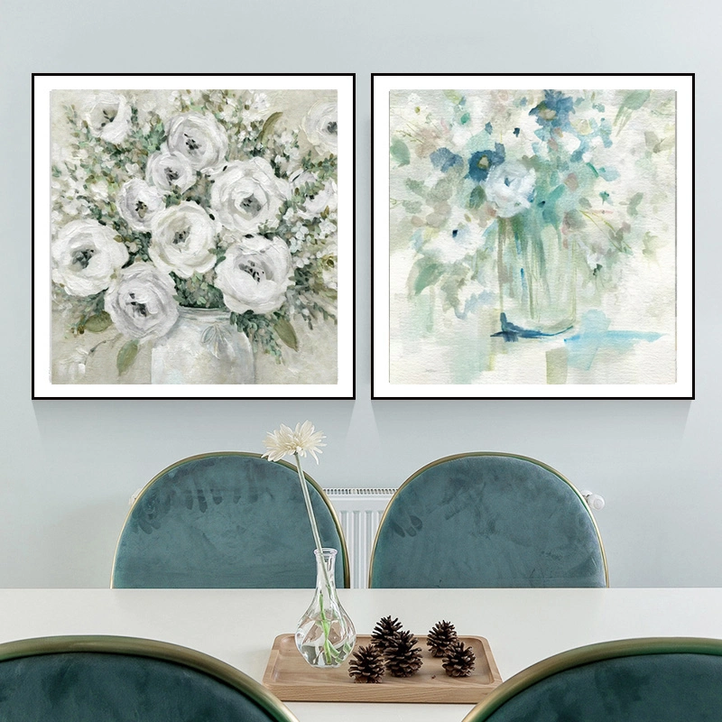 Wholesale/Supplier Custom Mural Nnique Wall Art Floral Design Handmade Oil Painting for Home Decor