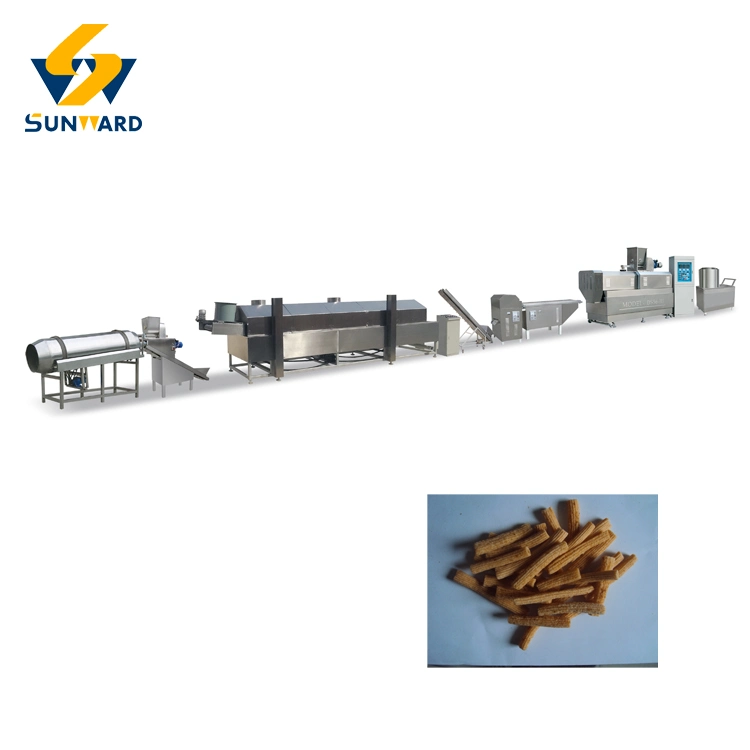 Fried Corn Puff Tortilla Chips Snack Food Making Equipment Machine for Sale