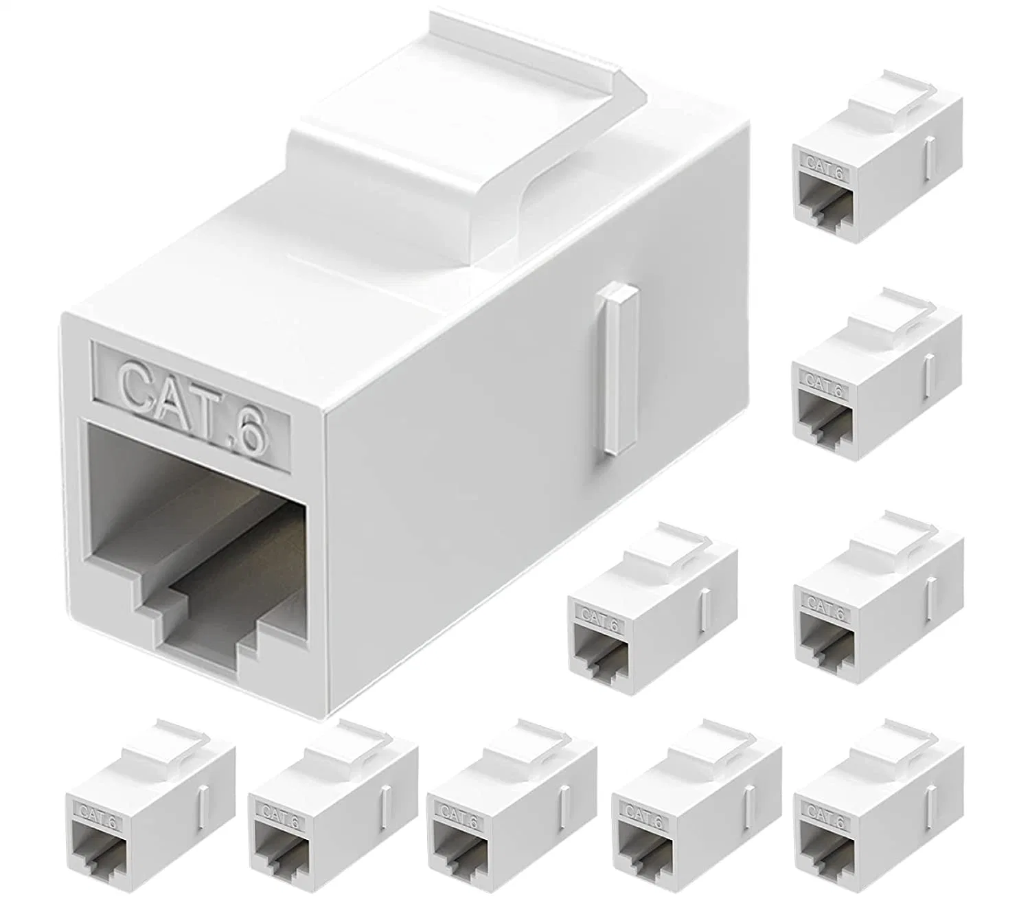 Cat5e UTP Keystone Jack 90 Degree Cat 5e/6/6A UTP Keystone Jack 180 Degree Mini Body White/Black/Blue/ Red/ Yellow/ Orange