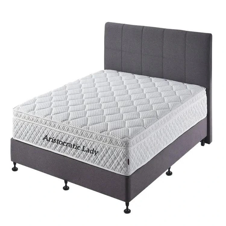 Cheap Twin Compressed Orthopedic Bed Mattress Waterproof Gel Bedroom Soft OEM Full Size Latex Foam Spring Mattress