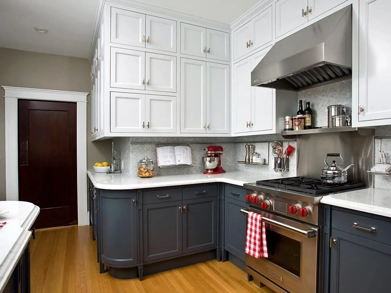 Agitador de lujo moderno y alto brillo kitchen cabinet establece