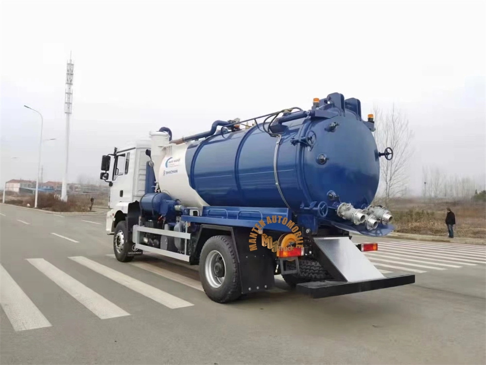 Shacman 20cbm 20000L High Pressure 20m3 Toilet Jetting Sewage Vacuum Truck