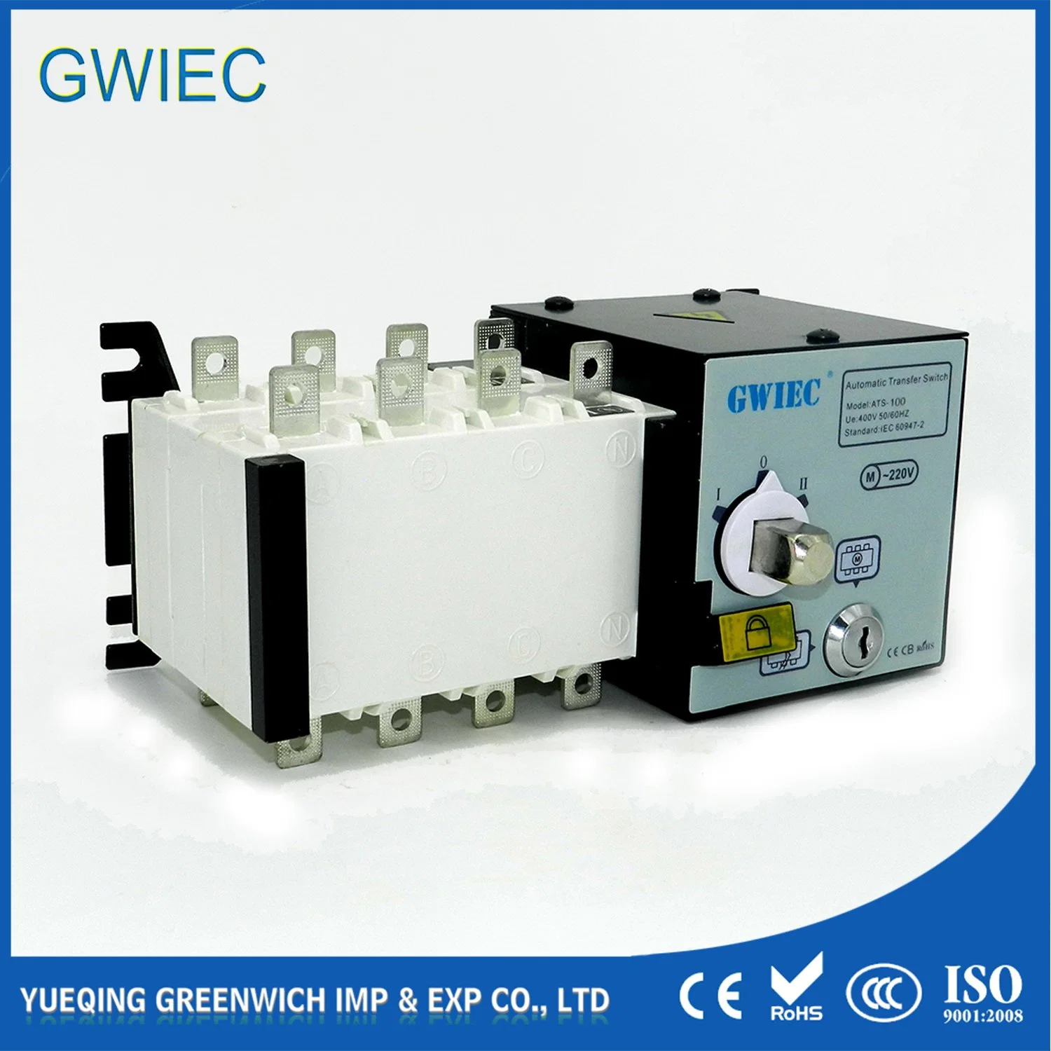 Closed Transition AC Transfer Automatic Transfer Switch for Generator