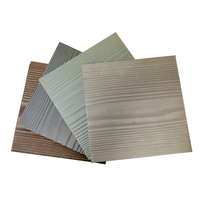 Placa de la placa de la placa de la base de fibra de color de alta densidad para la estructura de cemento de fibra Para fachada exterior