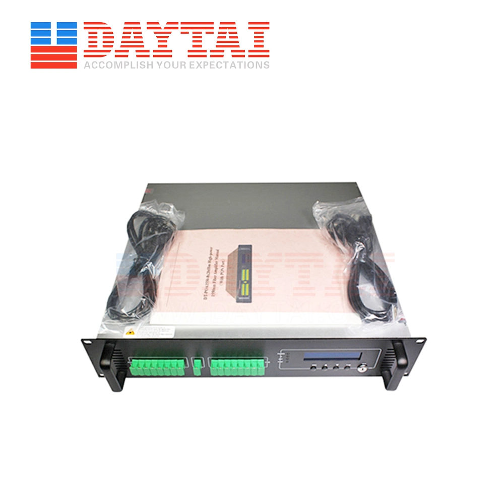 EDFA 8 Port Optical Amplifier with Wdm or Without Wdm