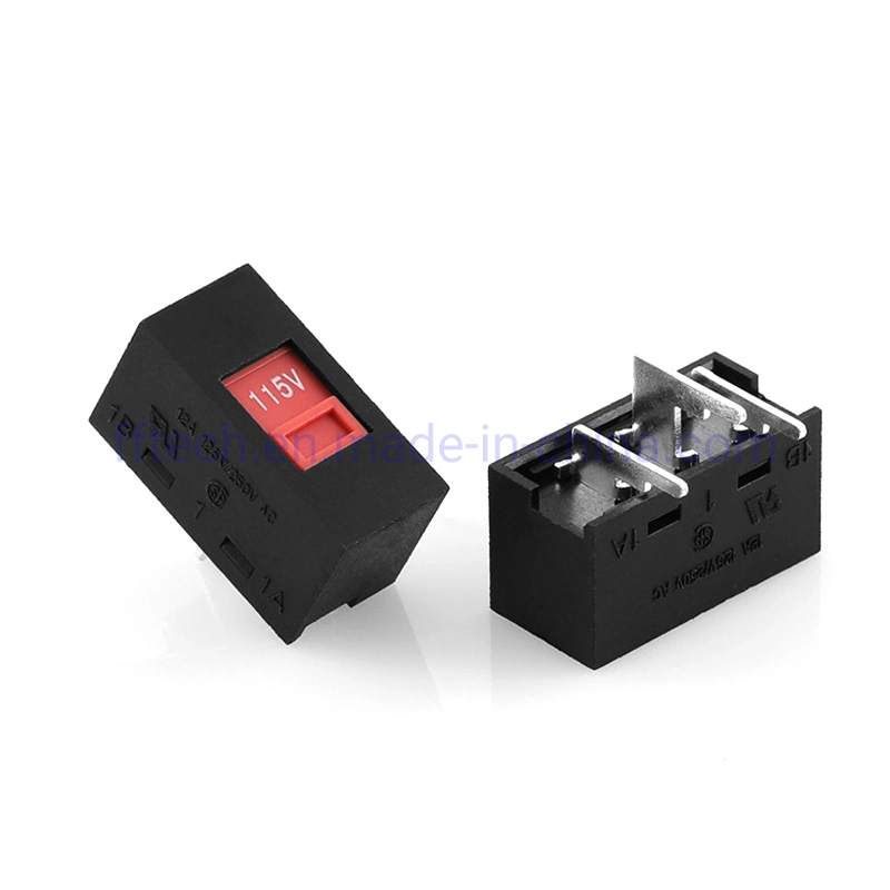 High Quality Psb-110 DIP Panel Mounted R/a Type 3pins 2 Position 115V to 230V Voltage Selection Switch Power Slide Switch