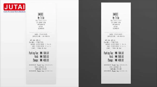 Terminal de carte de stationnement extérieur avec self parking de la machine de charge de paiement