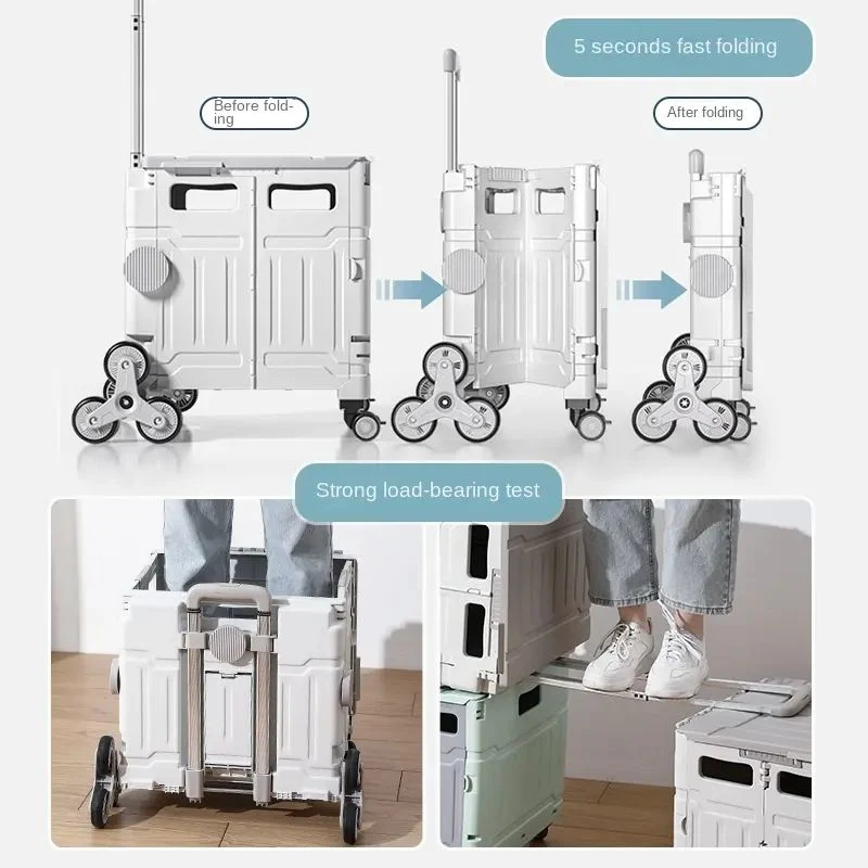 2023 New Design Supermarket Multi-Purpose Convenient Shopping Trolley