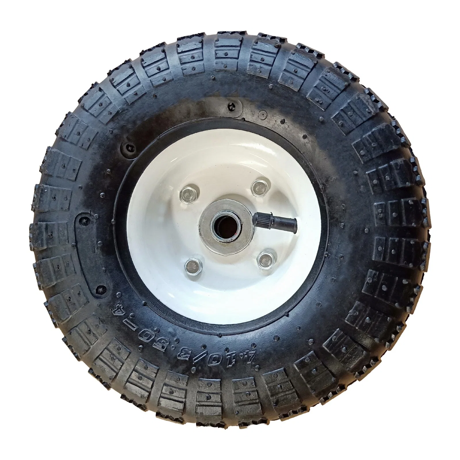 4.10/3.50-4" Pneumatic Sack Truck Trolley Wheel Replacement Tyre Set