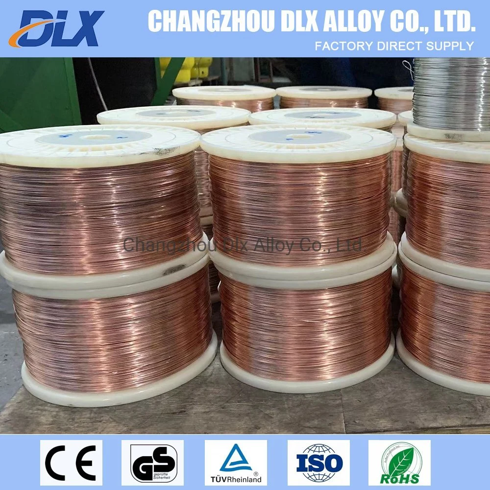 CuNi1 CuNi2 CuNi10 Copper Nickel Alloy Wire Resistance Heating Wire for Car Seat Heating