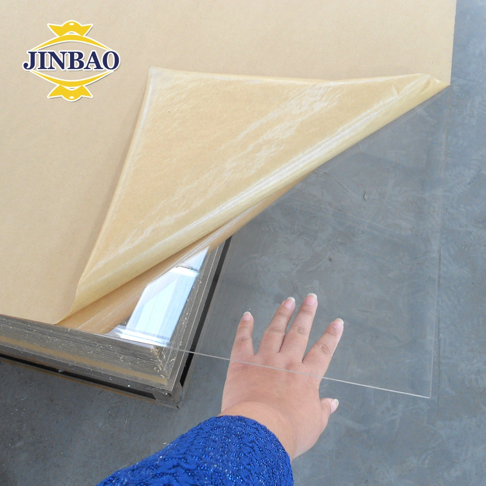 Jinbao 100% Virgin 1.8mm-200mm 3mm 5mm 4X8 1.22X2.44 PMMA Cast Acrylic Plate Virus Isolation Acrylic Board