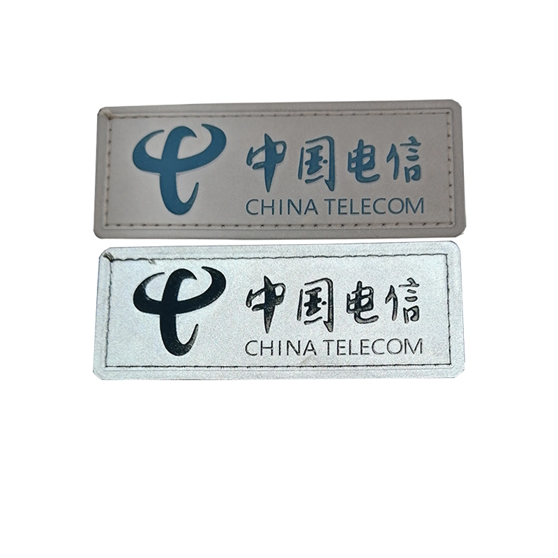 Custom Garment PVC PU Logo Printing Reflective Label/Patch/Tag