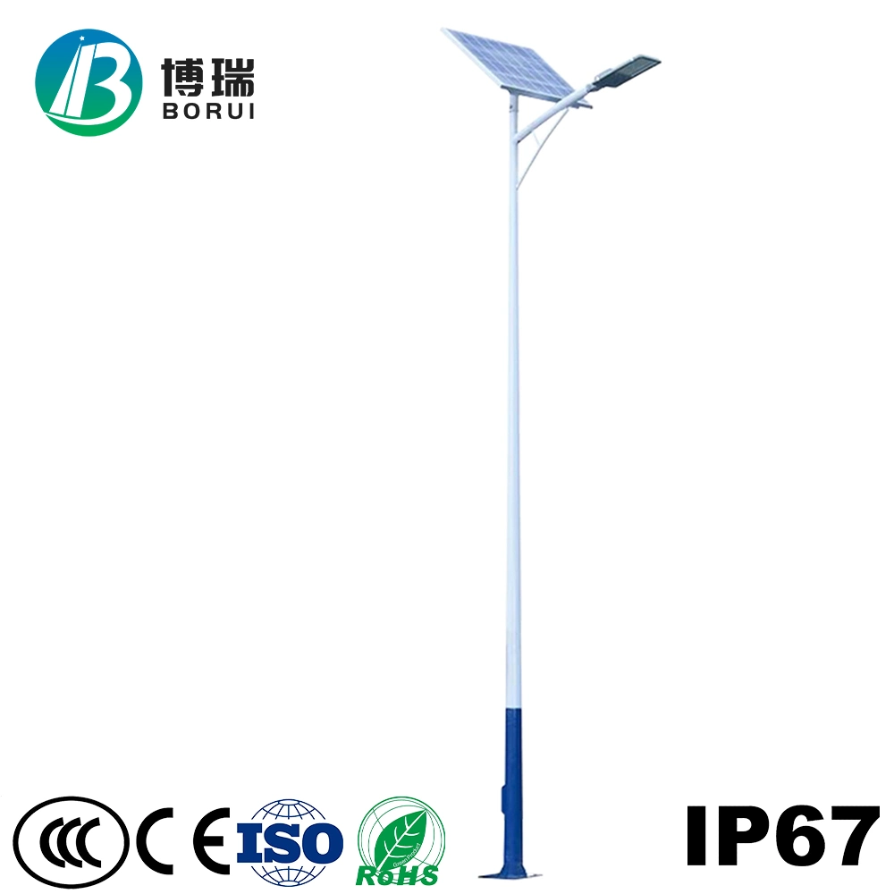 10m 100W Single Arm Outdoor LED Street Light Solar Lights Outdoor Street