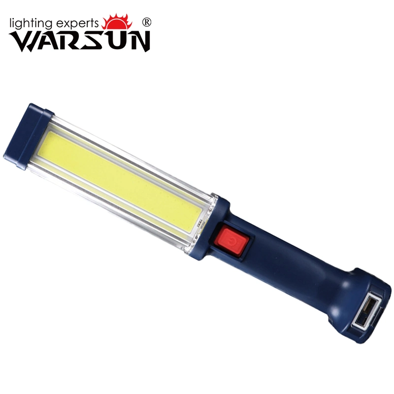 Luz de trabalho de inspecção LED recarregável COB da Warsun Amazon Hot Sale Com íman