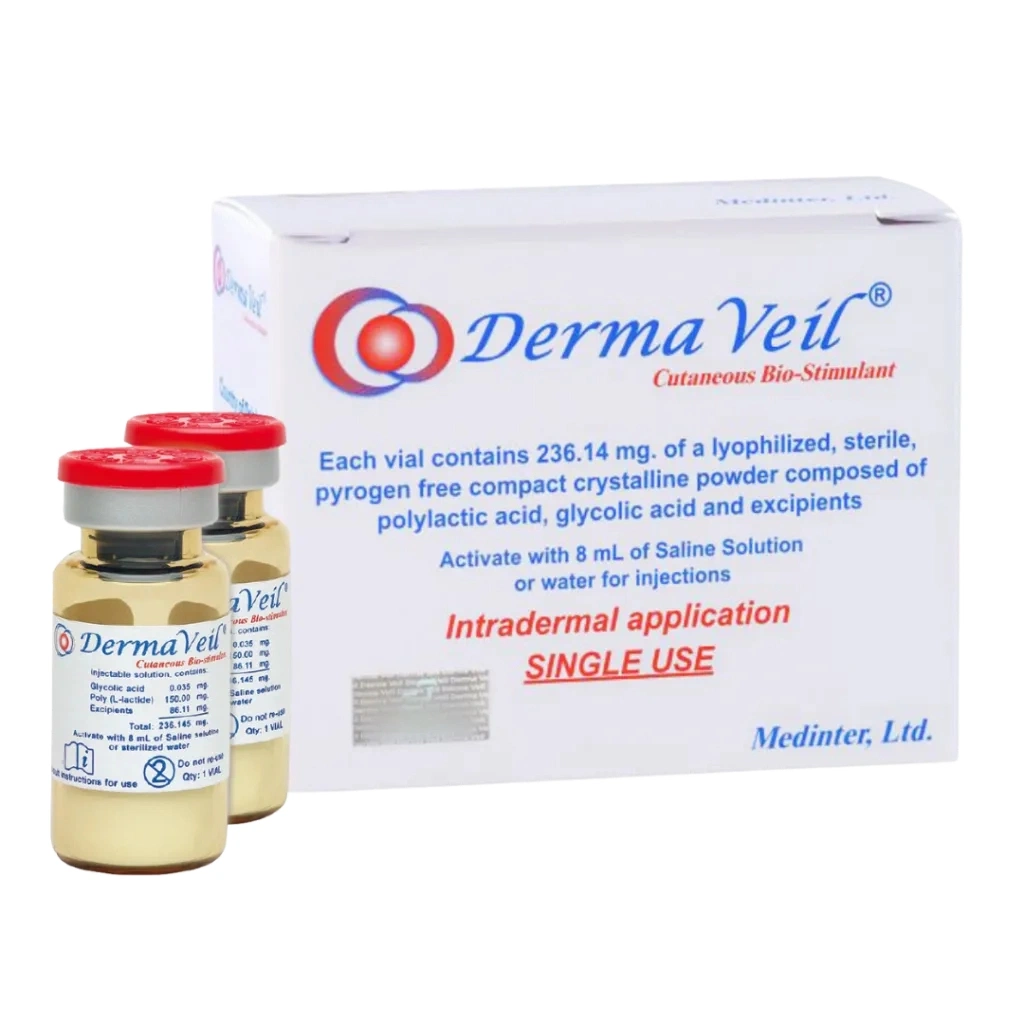 Derma Veil Collagen Mesoterapia suero solución de ácido Hialurónico refuerzo de la piel Inyección