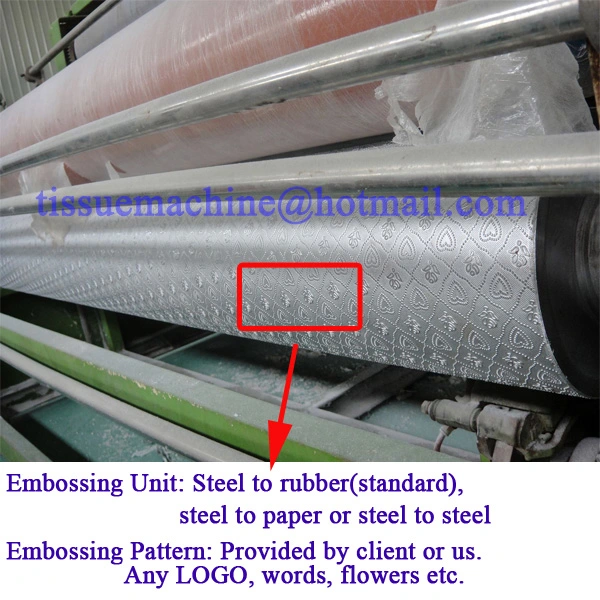 Automatic Hrt Tissue Roll Towel Making Machine with Embossing Unit