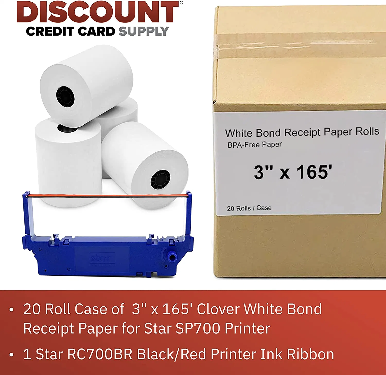 Cash Register Paper Thermal Printer Paper Roll BPA Free Paper USA Market