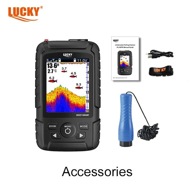 Lucky Fish Finder Ice Fishing Lithium-Ion Battery 2.8 Inch Display FF718licd-Ice