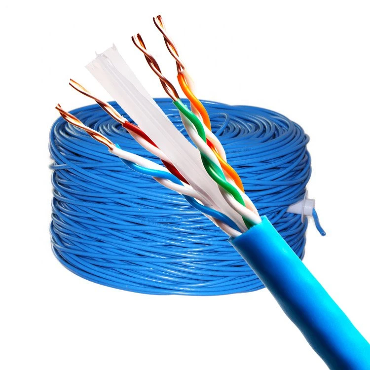550MHz CAT6 Network Ethernet LAN Cable Supports CAT6 Cat5e Cat5 Standards Outdoor Communication LAN Cable UTP CAT6 Cable