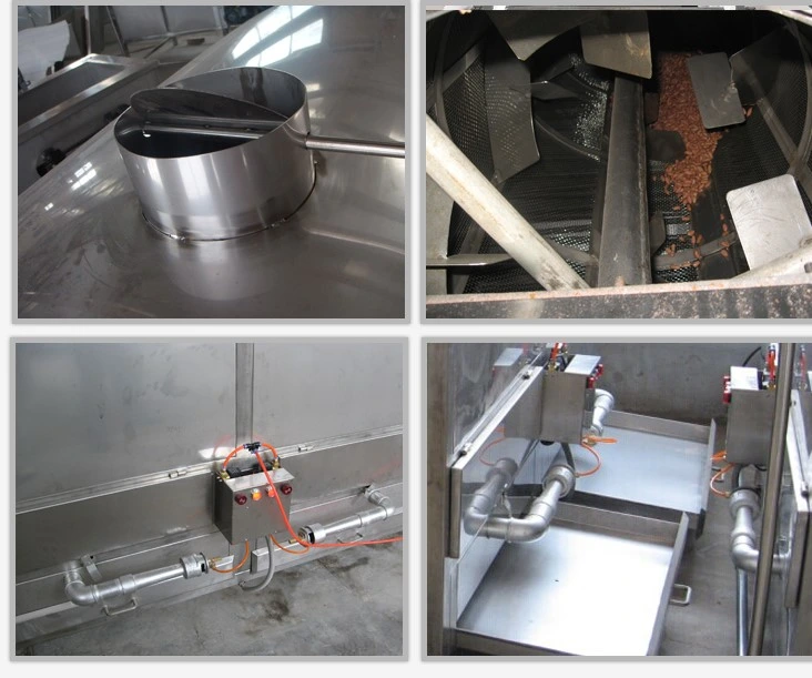 Commercial Stainless Steel Gas Electric Nut Roaster Machine