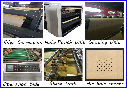 Post Press Industry Automatic Sheeting Machine Single Blade Rotary Cutting with Hole Punching Price