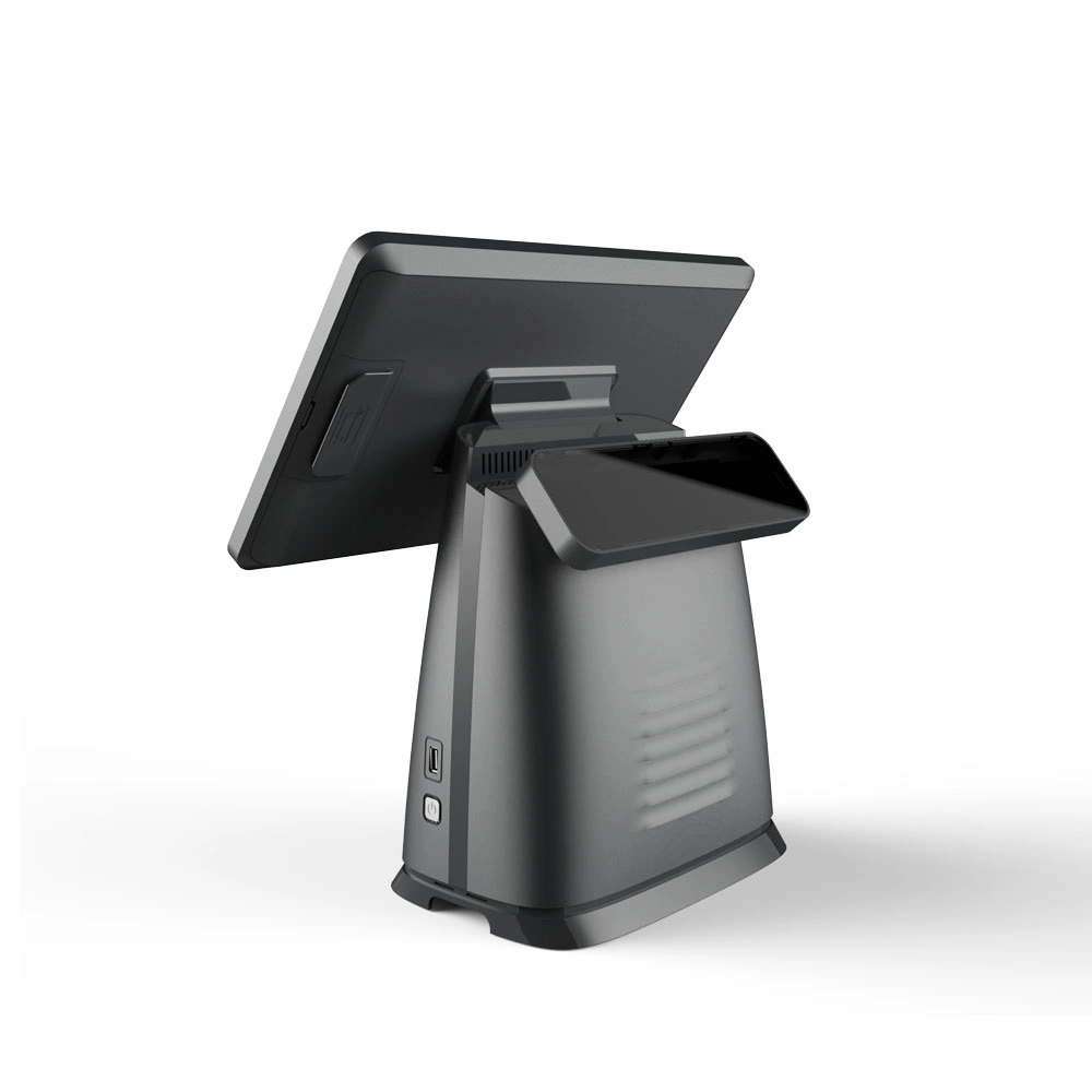 Android Windows POS 15,6 pouces écran de terminal électronique Système de vente au détail tactile Restaurant caisse enregistreuse avec 58mm 80mm POS d'imprimante