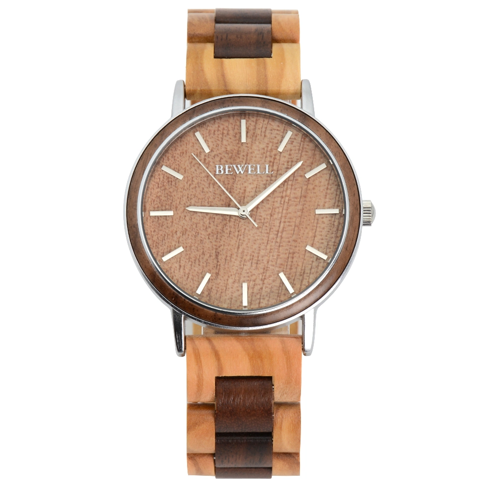 Trending Products 2023 New Arrivals Zs Wood Watch Metal Case Wristwatch Watch for Men Watches Wholesales