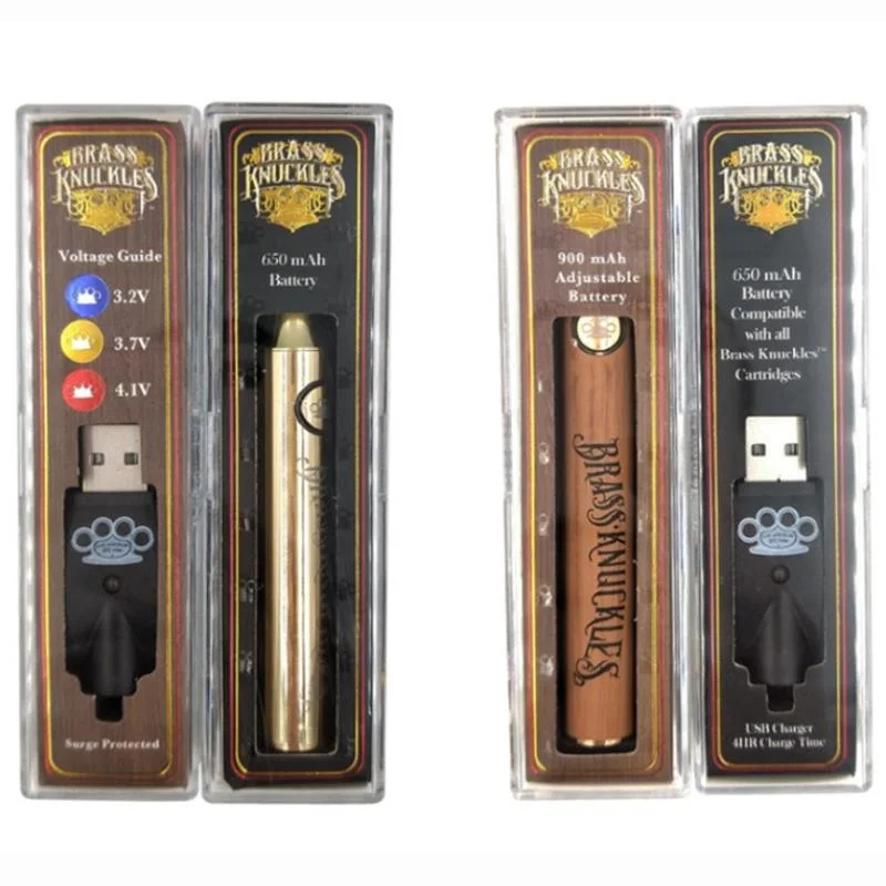 Brass Knuckles Bk Vape Battery 900mAh Variable Voltage Preheat E-Cigarette Battery Kit