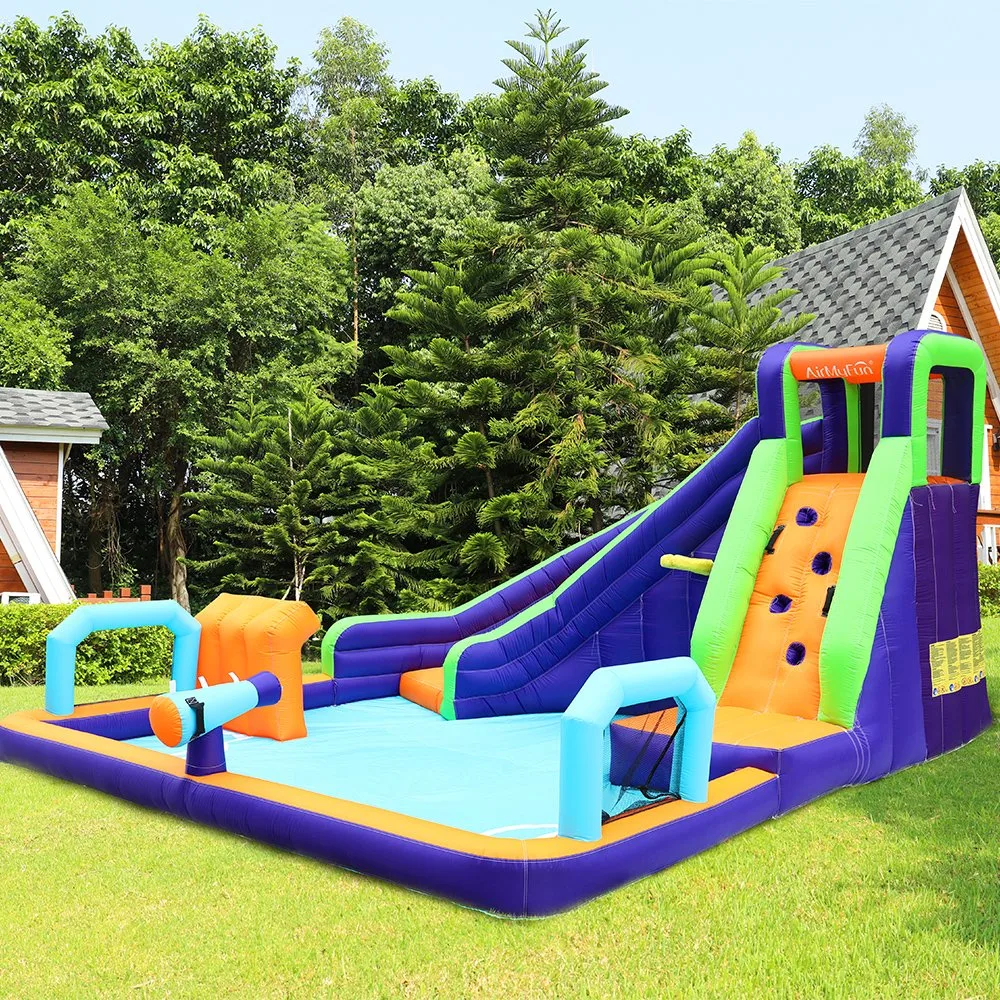 Customized Inflatable Bouncy Castle with Water Slide, Inflatable Jumping Castle, OEM Inflatable Castle for Sale