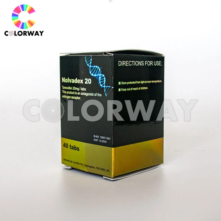 Best Selling Top Quality Durable Paper Matte Vial Box