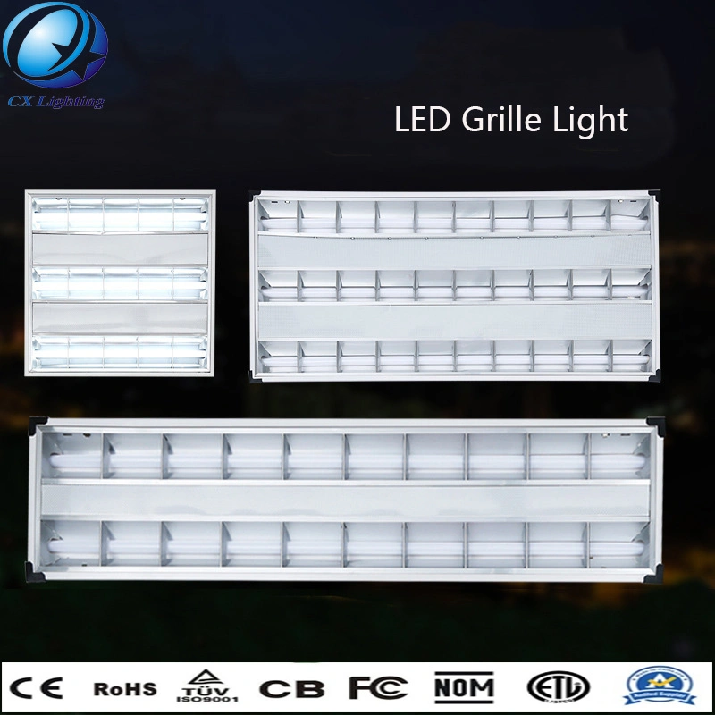 Rejilla de luz LED Panel empotrado luz 600*600 de la luz de la rejilla de la Oficina de la luz de techo