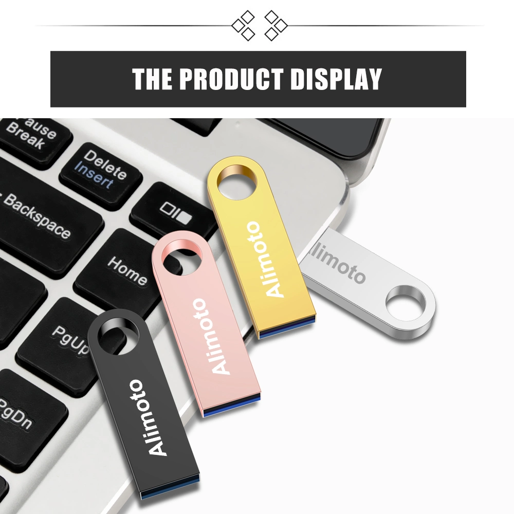 Cutom Pen Drive Slim Metal USB2.0 Flash Drive