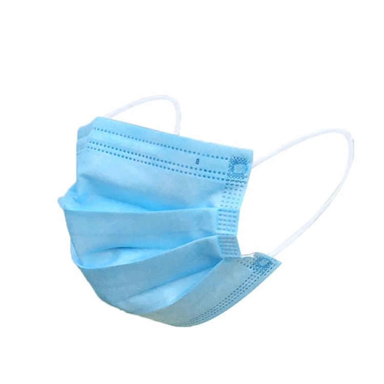 Safety 3ply Nonwoven Fabric Face Mask Disposable with Ear-Loop