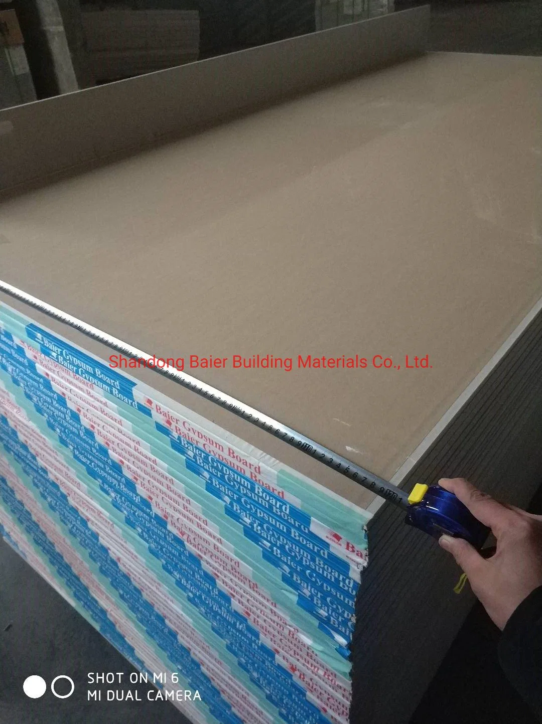 Baier 9mm/9.5mm/12mm Fiberglass Gypsum Board/Plasterboard/Drywall False Ceiling