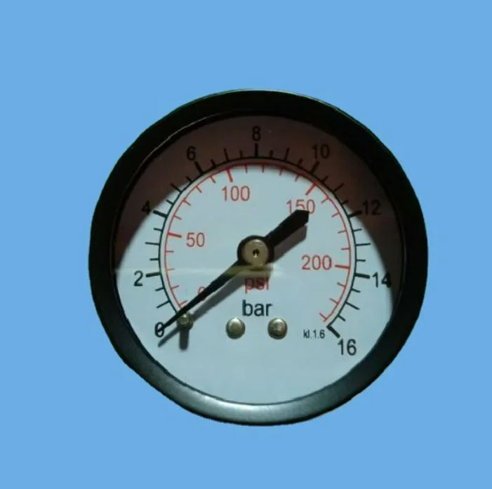 40-60mm Metal Shell Pressure Gauge for Air Compressor Pressure Measurement