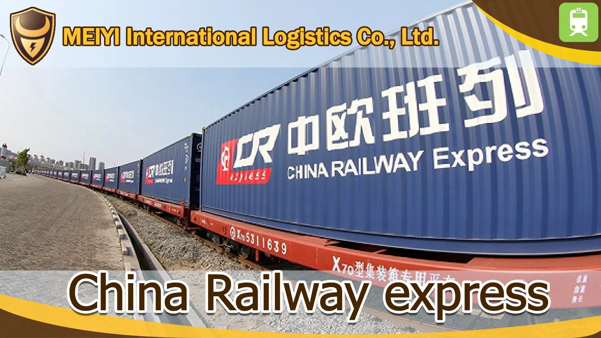 DDP China Railway Express (CRexpress) à l'Autriche en provenance de Chine